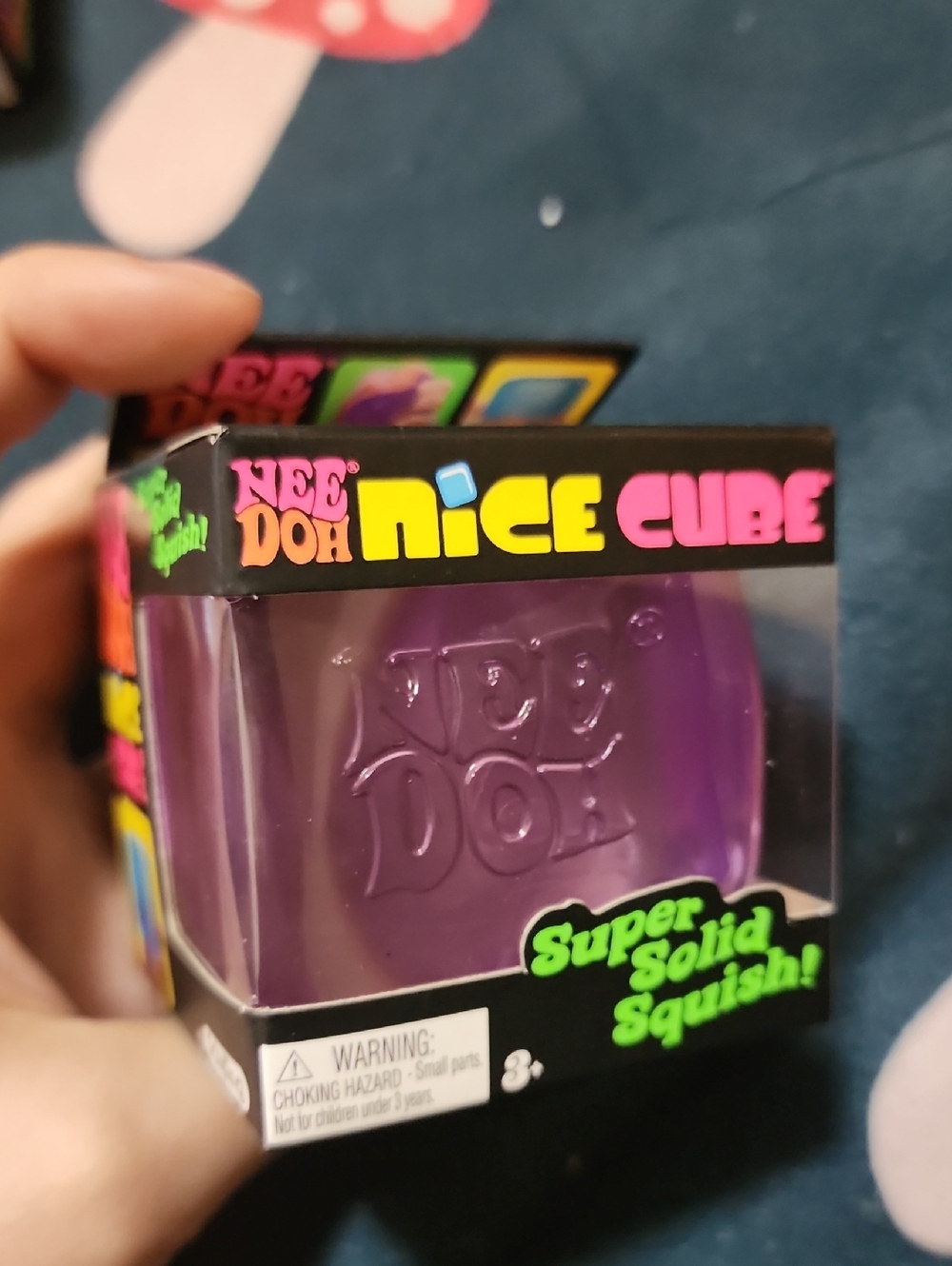 Nice Cube Purple Super Solid Squish Toy